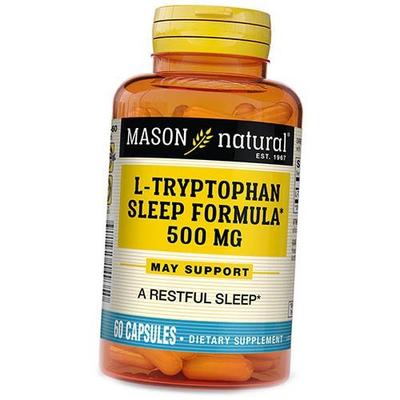 Триптофан, формула для сна, L-Tryptophan Sleep Formula, 60капс (27529002)