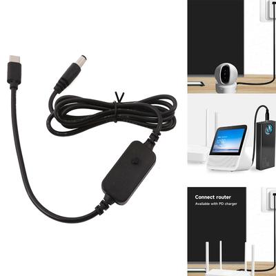 Кабель регулятора напряжения типа C до 5V9V12V15V20V3A для маршрутизаторов, камер, динамиков, светодиодных фонарей, мониторов и 3D-принтеров