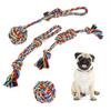 Durable Cotton Rope Knot Toy Set for Small, Medium, Large Dogs