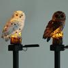 Night-Illuminated Solar Owl Lights - Waterproof Garden Stakes for Lawn and Walkway Decor