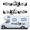 2pack/lot Cool Style Universal Mountain Motorhome Stripes For Unique Decoration Easy Removal