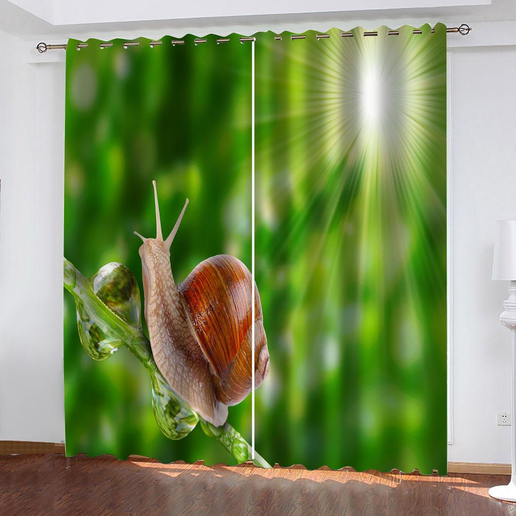 HUANZHUANG Woods and Trees Curtains 2 Panel Kids Boys Girls Living Room Bedroom Home Winodw Decor Бесплатная доставка Бесплатная доставка