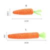 Cat Toy Carrot Sound Pet Products Bite Resistant Paper Rope Scratcher Clean Teeth Interactive Play Cat Carrot Chew Toy for Cat