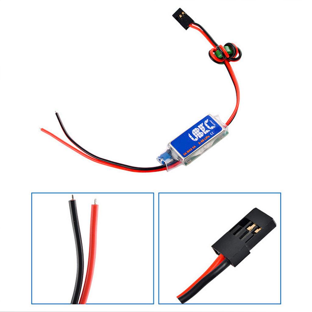 3A Switch Mode UBEC Output 5V 6V Full Shielding Antijamming Switching Regulator 2-6S Lipo for RC Helicopter
