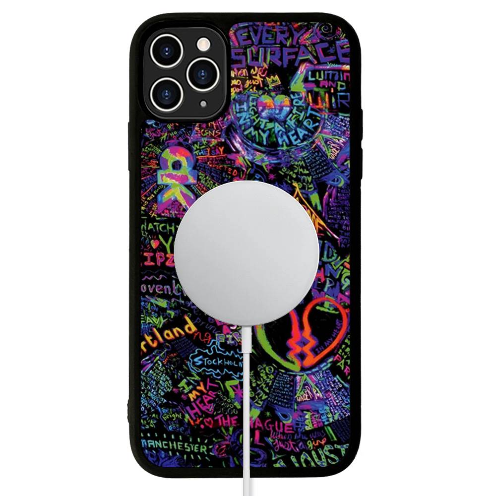 Moon Music Coldplay Band For Magesafe Magnetic Wireless Phone Case For IPhone 17 Pro Max Air 13 12 Mini 16 15 14 11