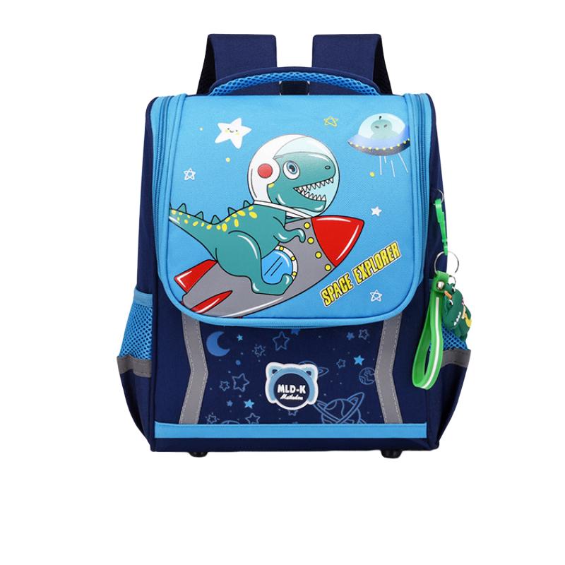 2024 Новая модная маленькая школьная сумка с космическим космонавтом, многослойная водонепроницаемая детская школьная сумка большой емкости с принтом, рюкзак