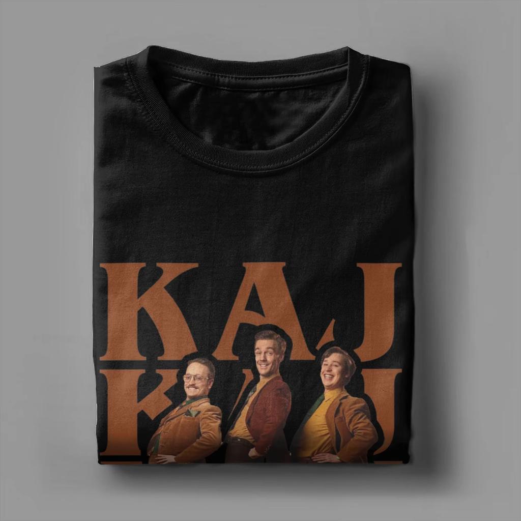 Футболка оверсайз Kaj Bara Bada Bastu Sweden Cotton T-Shirts Eurovisions 2025 Trending Tshirt for Man Summer Y2K Fun Tops