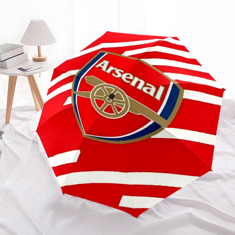 1pc A-Arsenal5 Umbrella, Sun Protection, And UV Shielding. It Has Eight Sturdy Ribs for Outdoor Use And Perfect As a Holiday Gift