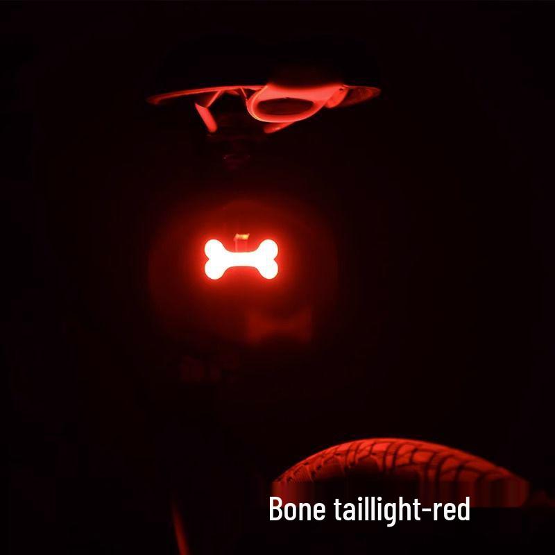 Задний фонарь для горного велосипеда - Светодиодный задний фонарь безопасности для ночной езды с эффектом падающей звезды