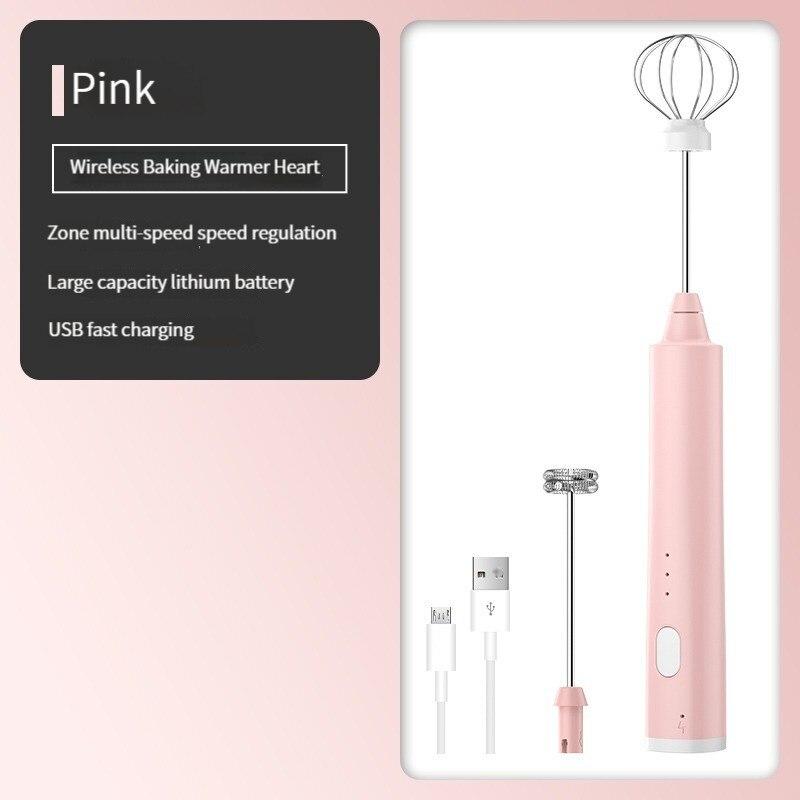 1 шт. USB перезаряжаемый ручной венчик для яиц 3 скорости электрический вспениватель молока пенообразователь миксер для вспенивания кофейных напитков пенообразователь
