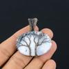 Double Tree Of Life Dendrite Opal Gemstone Copper Wire Wrap Handmade Pendant Jewelry Indian Jewelry For Her