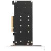 2 X 32Gbps M.2 SSD PCIE X8 M Key Hard Drive Converter Dual Port M.2 NVMe Adapter Card  PC Upgrade