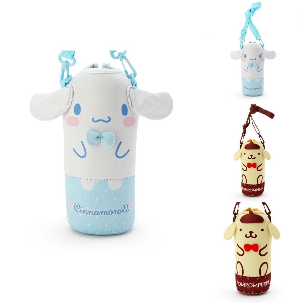 Держатель для бутылки с водой Cinnamoroll Kuromi Pomm Purin с регулируемым плечевым ремнем, износостойкий, мультяшный дизайн