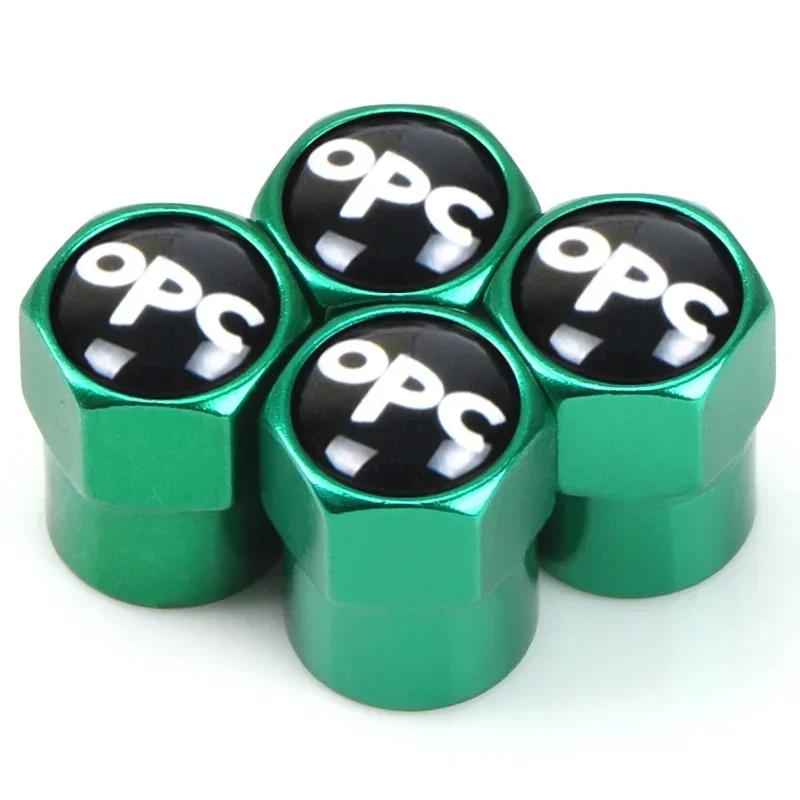 4PCS Car Wheel Tire Valve Caps Dust Proof Covers For Opel OPC LINE Opel Astra G H J K F Corsa D Zafira B Insignia Mokka Regal WJ1