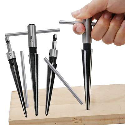 Новый 1/8-1/2 (3-13mm) 5-16 Конусная развертка Фаска Открытый потайной режущий инструмент Шестигранный хвостовик Ручное коническое сверло