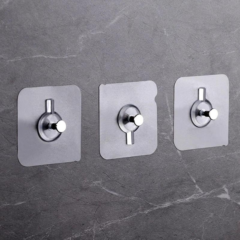 10 шт. шурупы без ударов, прочные самоклеящиеся присоски, настенные крючки, вешалка для инструментов для кухни, ванной комнаты