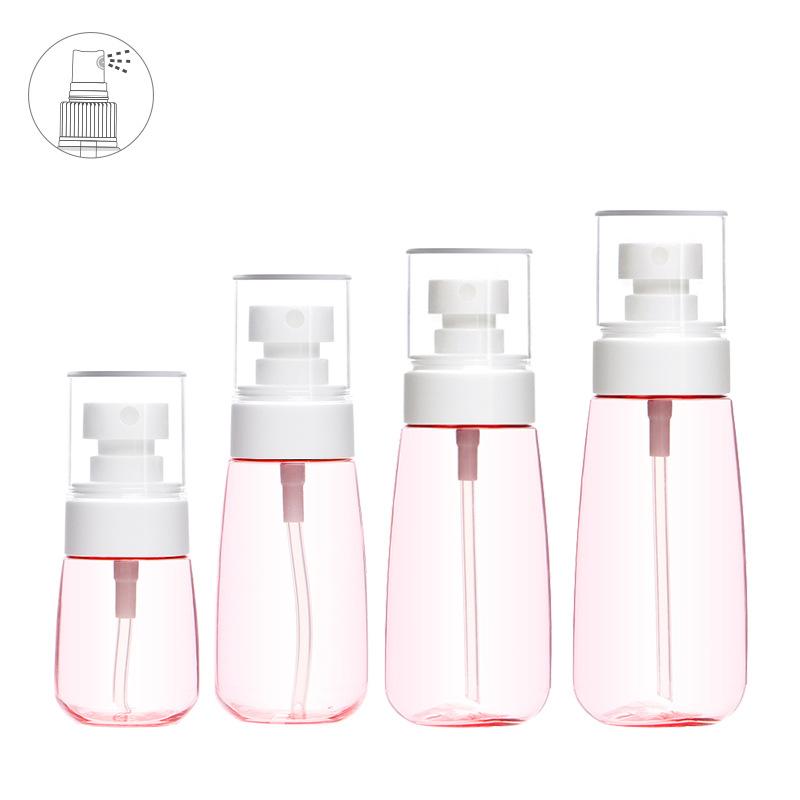 30/60/80/100ML Travel Dispenser Bottle Fine Mist Toner Lotion Skincare Portable Transparent Sample Spray Bottle