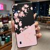 Черный Чехол Для ZTE Blade A5 2020/Blade A51 Lite Красивый Цветок Первая Буква Чехол Для Телефона Мягкий Силикон Защитная Задняя Крышка