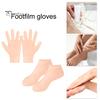 Увлажняющие перчатки, комплект носков, сухая потрескавшаяся кожа, лечение мозолей, силиконовые гелевые спа-перчатки для смягчения рук и ног