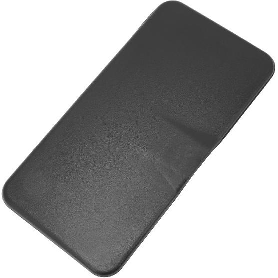 EVGATSAUTO Sun Visor Vanity Mirror Cover for C6, ABS Material, Black, Driver or Passenger Side Replacement