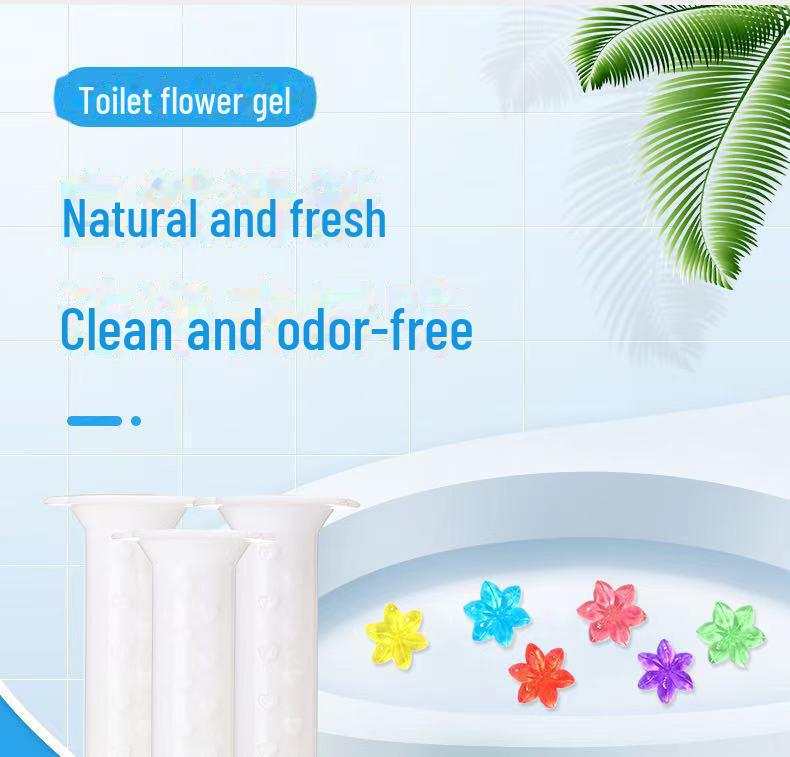 Туалетный цветочный ароматизатор-гель – ароматическое дезодорирующее чистящее средство