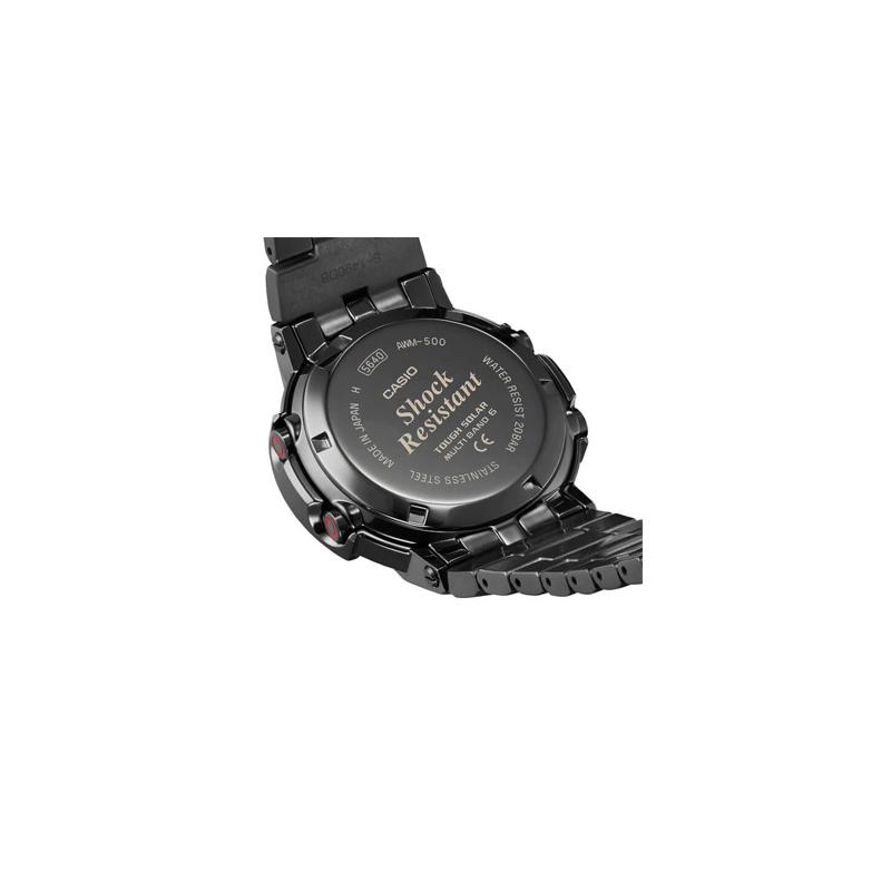 Casio Модные Уличные Беспроводное Управление Ударопрочные 200 метров Водонепроницаемые Кварцевый Механизм Стальной Ремешок Японские и Корейские Часы AWM-500-1A