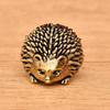 Antique Hedgehog Small Ornaments Solid Brass Antique Animal Sculpture Crafts Desk Tea Table Decoration Home Decor