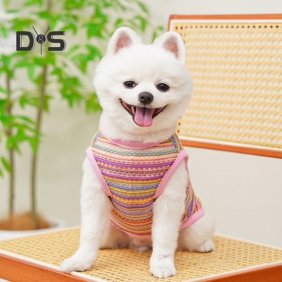 Футболки для собак, летняя безрукавка для домашних животных, дышащая, полая, охлаждающая одежда, одежда для домашних животных для маленьких собак и кошек