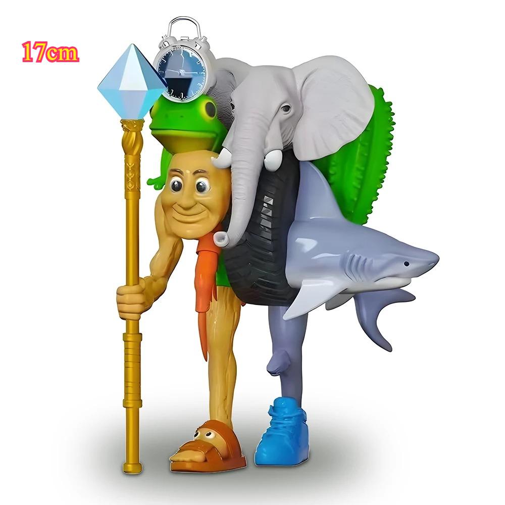 Italian Tung Tung Tung Sahur Collectible Figurine Tralalero Tralala Shark Ballerina Cappuccino Toys Figure Desk Decor Gift