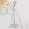 18cm Candle Wick Trimmer Stainless Steel Candle Scissors Trim Wick Cutter Round Head Candle Core Shears Handmade Tools