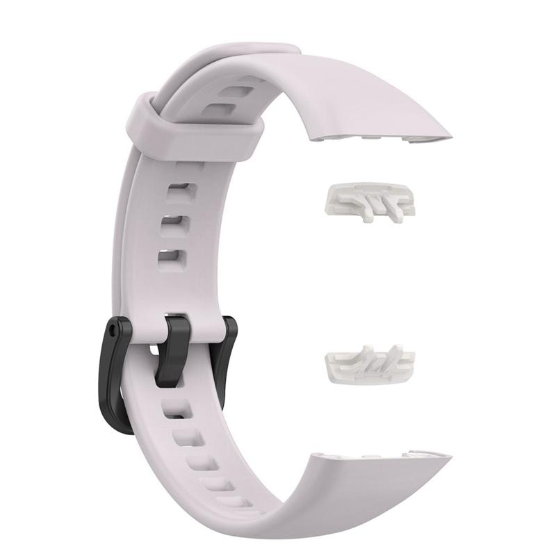 Силиконовый ремешок для умных часов Honor Band 6, сменный ремешок-браслет, водонепроницаемый, защищает от пота.