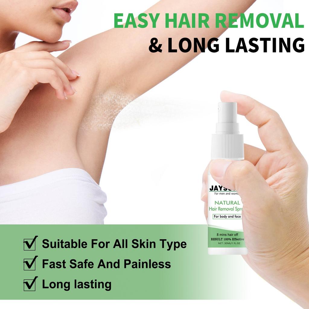 Smooth Delicate And Mild Hair Removal Under Armpit And Legs Spray Cleaning Care Spray 30ml