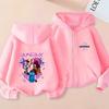 2025 New Y2K KPop Devil Hunter Zipper Hoodie Autumn Casual Long Sleeve Children's Clothing Fashion Versatile Girls' Top