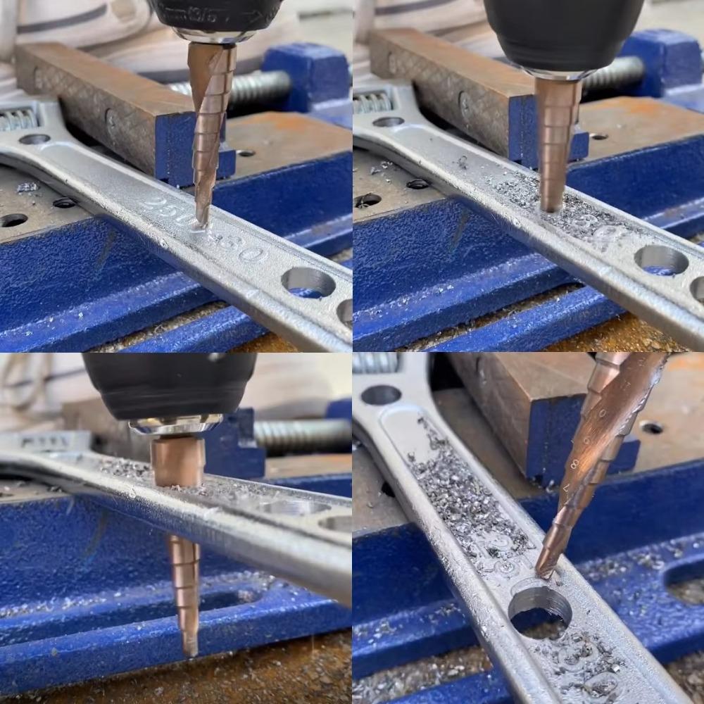 M35 Cobalt Containing Step Drill 4-12mm Drill Bit Tool New Pagoda Drill  Metal