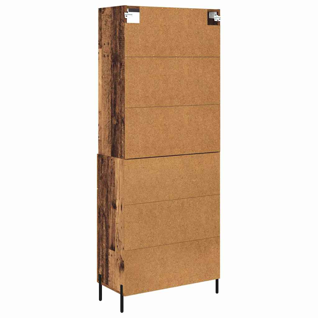 Highboard Reclaimed Wood 69.5 x 32.5 x 180 cm Particleboard