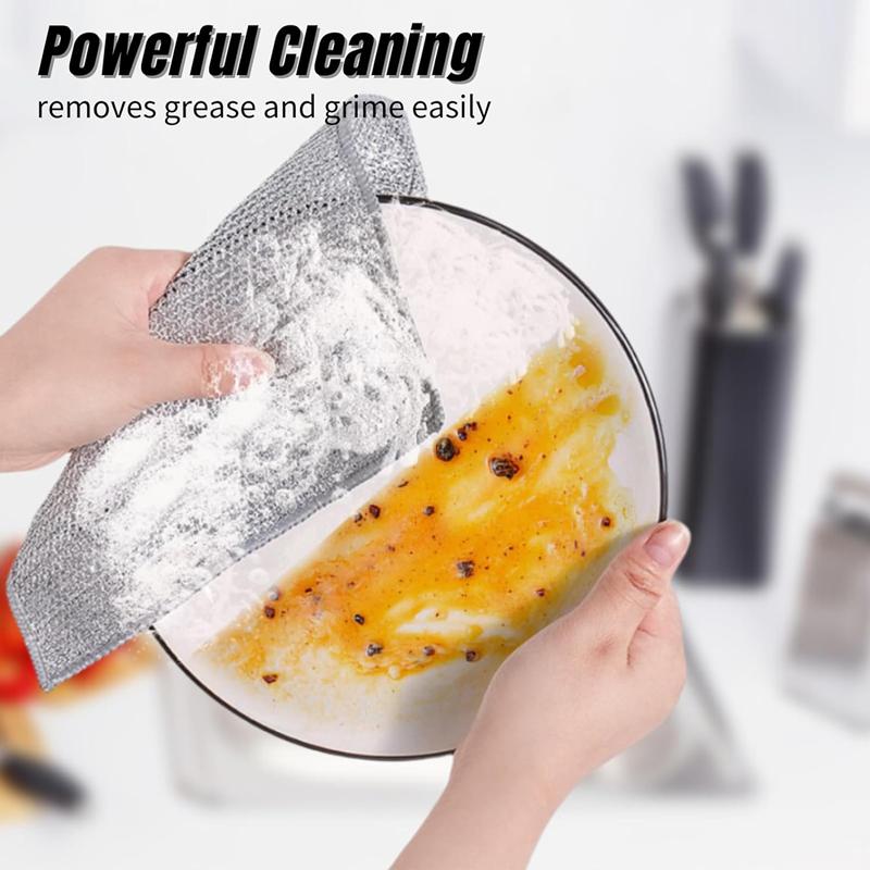 Новая утолщенная салфетка для мытья посуды Kitchen Magic, полотенце для мытья посуды из металлической проволоки, тряпка для чистки микроволновой печи, инструмент для мытья посуды