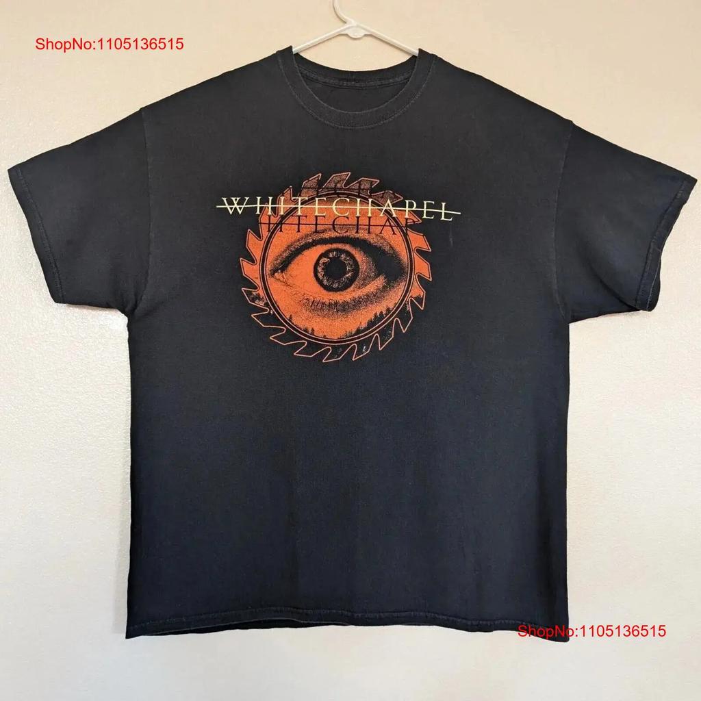 Eye Blade Whitechapel Футболка с принтом band Черный S 5XL 1G0124 винтажная Стирка Слегка удобная уличная одежда для мужчин Повседневный Растягивающийся