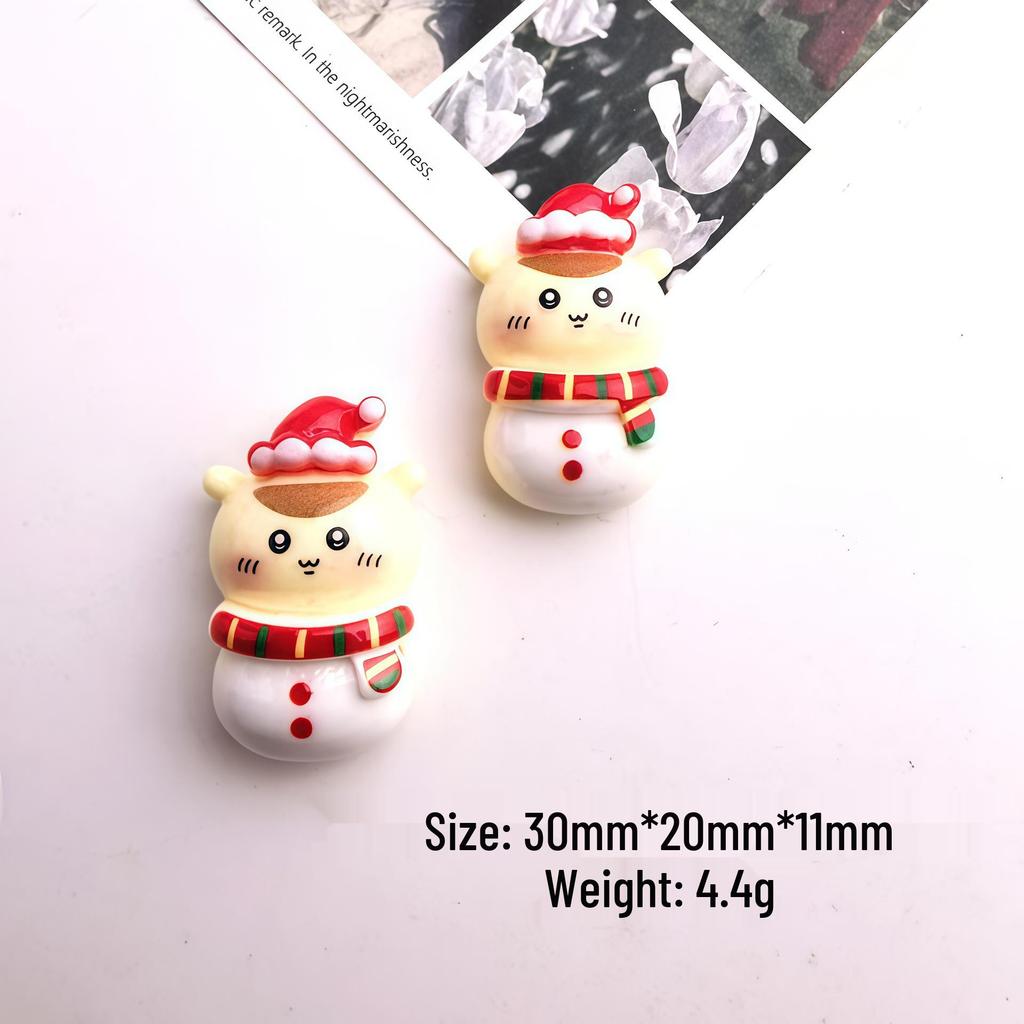 Saint Series Kawaii Jiji Cartoon Resin Accessories: Cream Glue Phone Case, Hair Clip, Magnet Ornament
