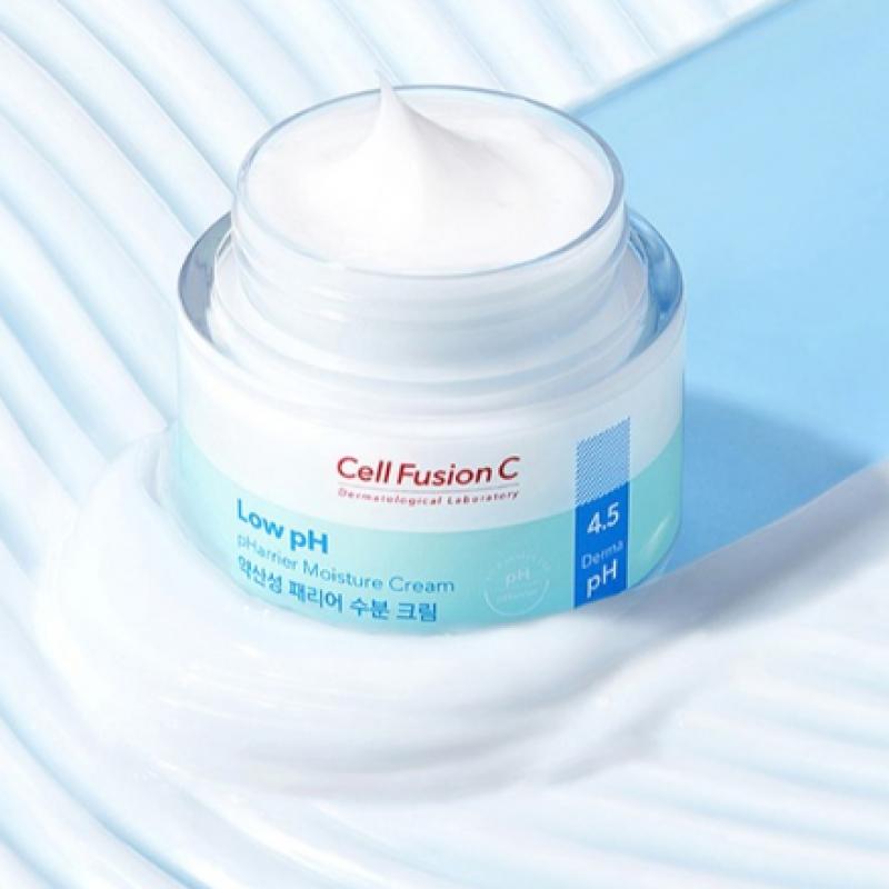 Cell Fusion C Слабокислотный увлажняющий крем Farrier, специальный набор 80 мл + 40 мл 