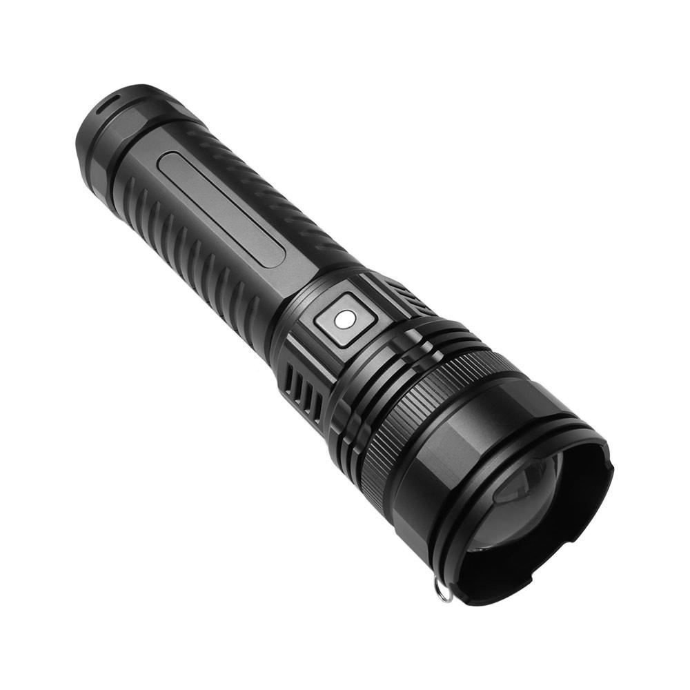 Multifunctional Rechargeable Laser Flashlight Emergency Powerful Strong Light Torch Spotlight LED Work Flashlight Outdoor