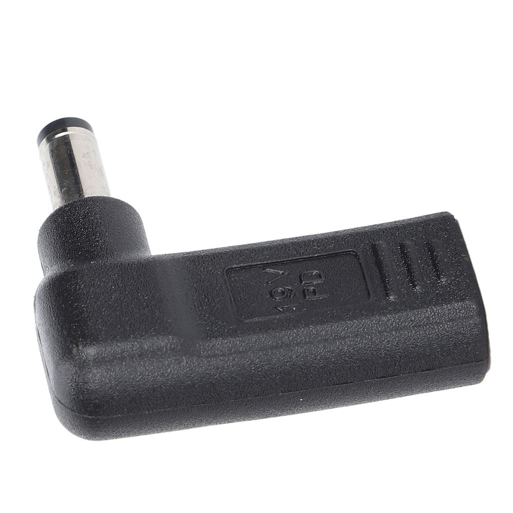 TypeC To DC Adapter Female To Male Plug 5.5x2.1mm Right Angle PD Connector Charging Device