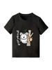 Authorized Youth Cotton Cartoon T-Shirt - Funny Self-Deprecating Bear Croquette Cartoon Print Children Adult Short Sleeve