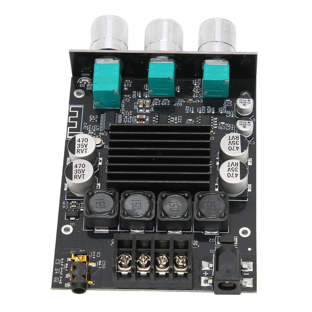 Power Amplifier Module Dual Channel Subwoofer 100Wx2 DC12‑24V BT 5.0 Sound Amplifier Board ZK‑1002T