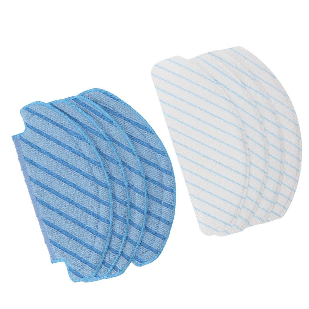 8 Pcs Mop Cloth for DEEBOT OZMO T8 T8aivi N8pro Plus Vacuum Cleaner Replacement Parts Cleaning Pads