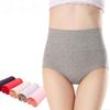 Women's High Waist Cotton Briefs - 95% Cotton, Solid Color