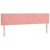 LED Headboard Pink 160x5x78 88 cm Velvet