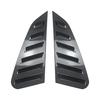For Subaru Impreza WRX STI 2011-2014 2x Car Rear Louver Window Side Shutter Cover Trim Sticker Vent Scoop ABS Carbon Accessories