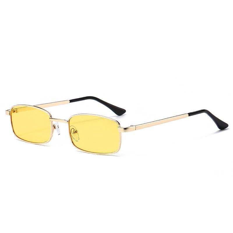 Xiaomi Square-shaped Small Frame Glasses, Uv-protective Sunglasses, Fashionable And Versatile1008