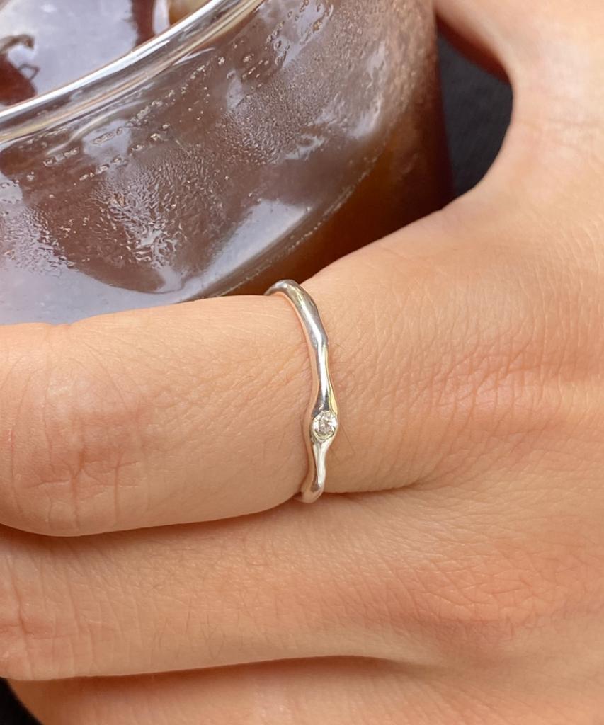 Alouette Zeta Natural Birthstone Ring