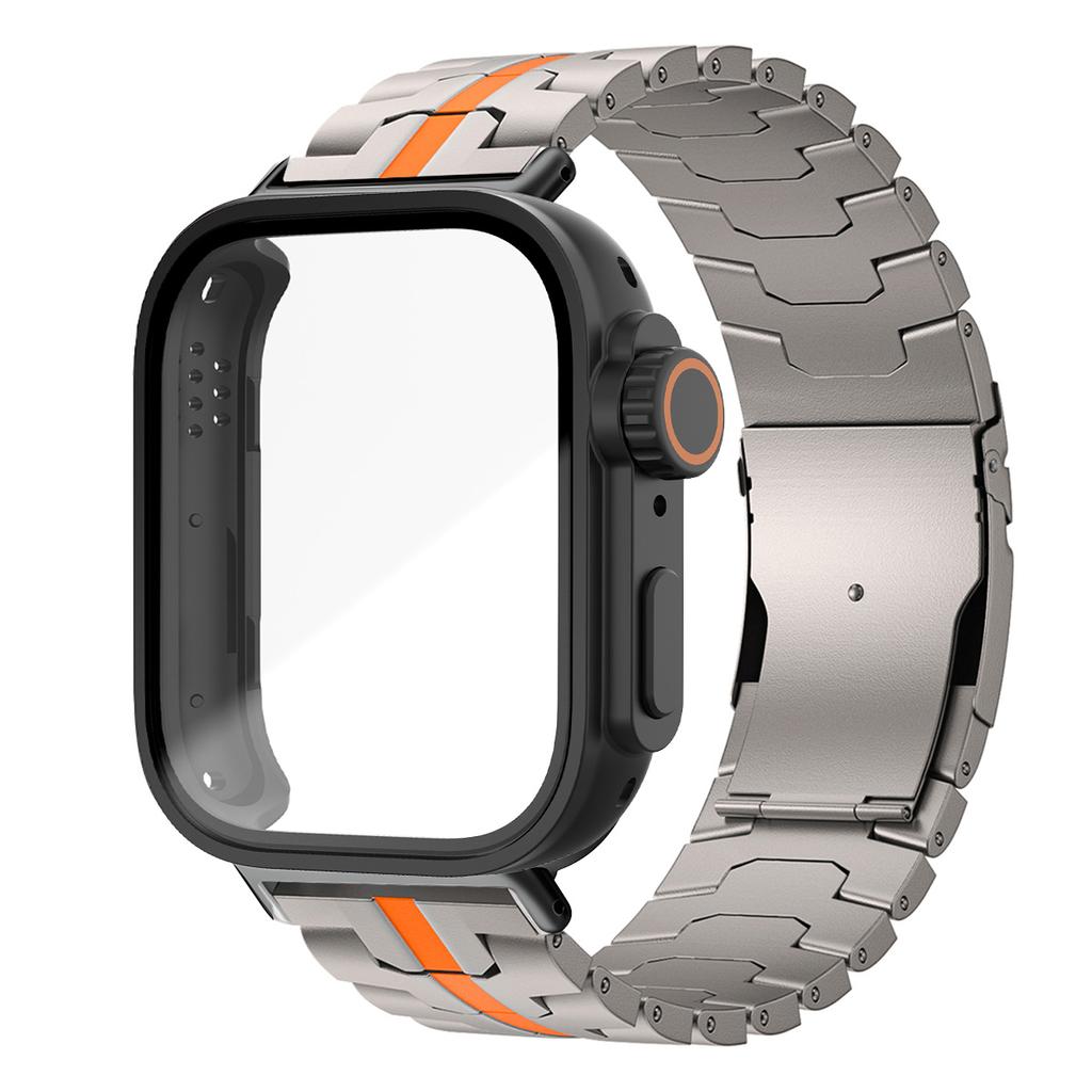 Ремешок из нержавеющей стали+ЧехолДля Huawei Watch Fit 4/4 Pro Ремешок Металлический браслет Заменить на Ультра ПК Чехол Наручный браслет Для Huawei Fit3